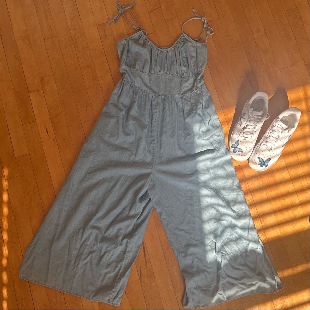 Women's Light Blue Jumpsuit
